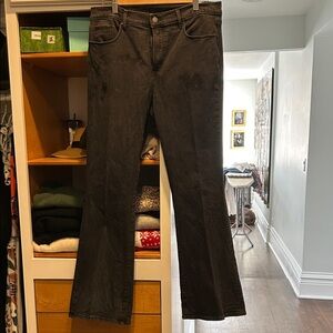Ann Taylor Black Flare Jeans